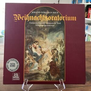 Bach Weihnachts-Oratorium Christmas Oratorio 3xLP Box Set 1973 Telefunken 635022
